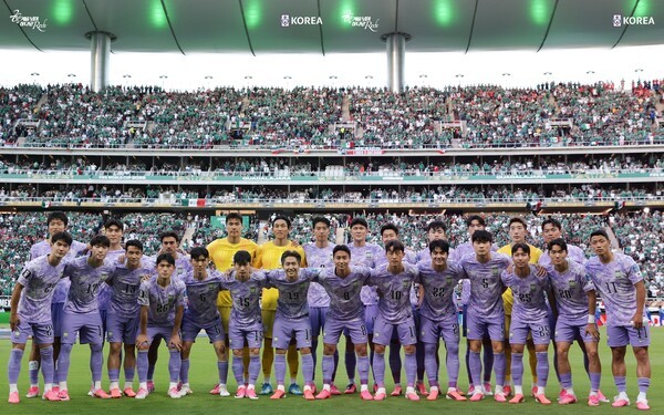 한국 축구 국가대표팀. /사진=KFA 공식 SNS