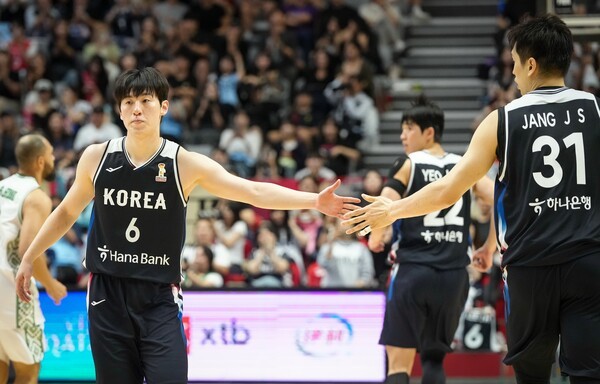 한국 남자 농구대표팀. /사진=대한민국농구협회
