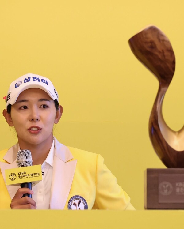 박보겸. /사진=KLPGA 공식 SNS