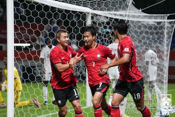한국 23세 이하 축구 국가대표팀. /사진=KFA
