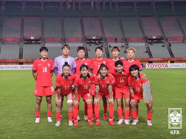 한국 여자 축구대표팀. /사진=KFA