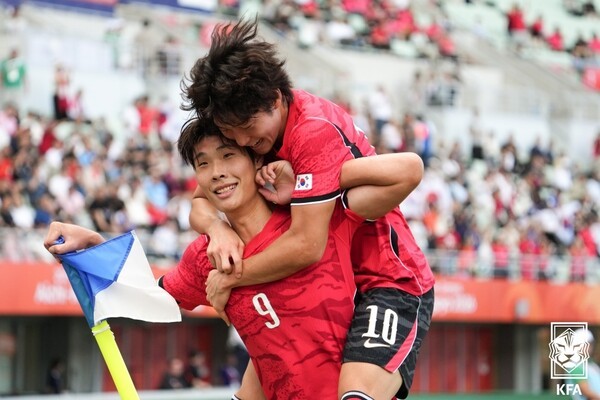 한국 남자 아시안게임 대표팀. 사진=KFA