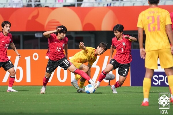 한국 남자 아시안게임 대표팀. 사진=KFA